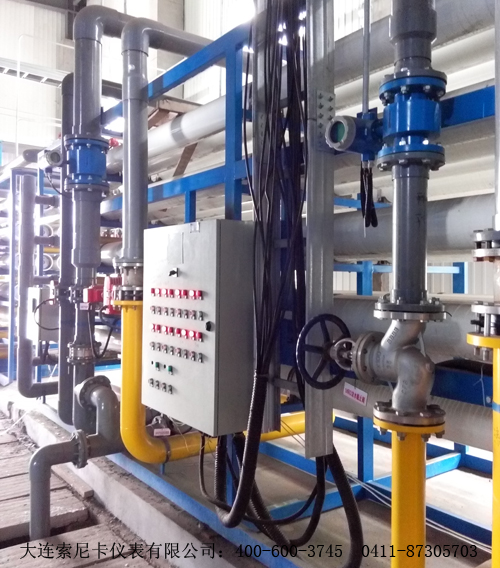 電廠(chǎng)電磁流量計現場(chǎng)圖